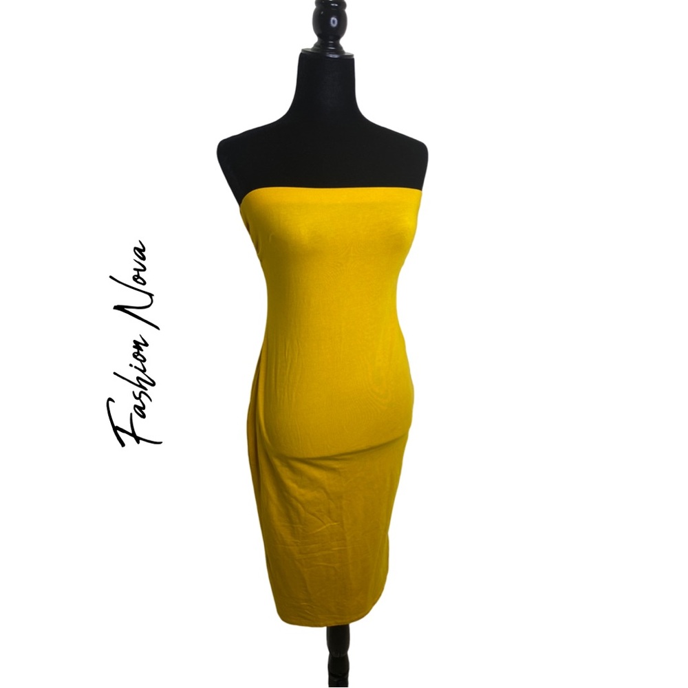 Fashion Nova Rihanna Tube Dress Size M NWT